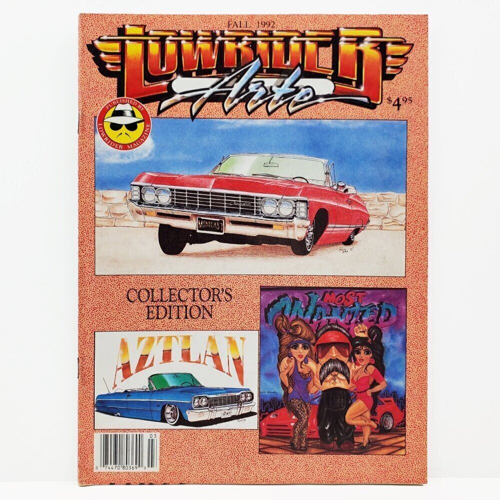 Lowrider Arte Magazine Vintage Fall 1992 Collector's Edition Aztlan Unread
